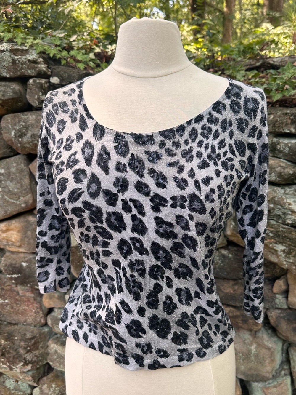 Leopard y2k women’s shirt